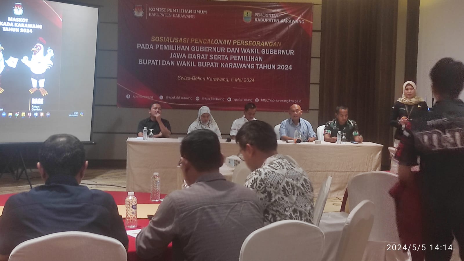 Sosialisasi Pencalonan Perseorangan KPU Karawang