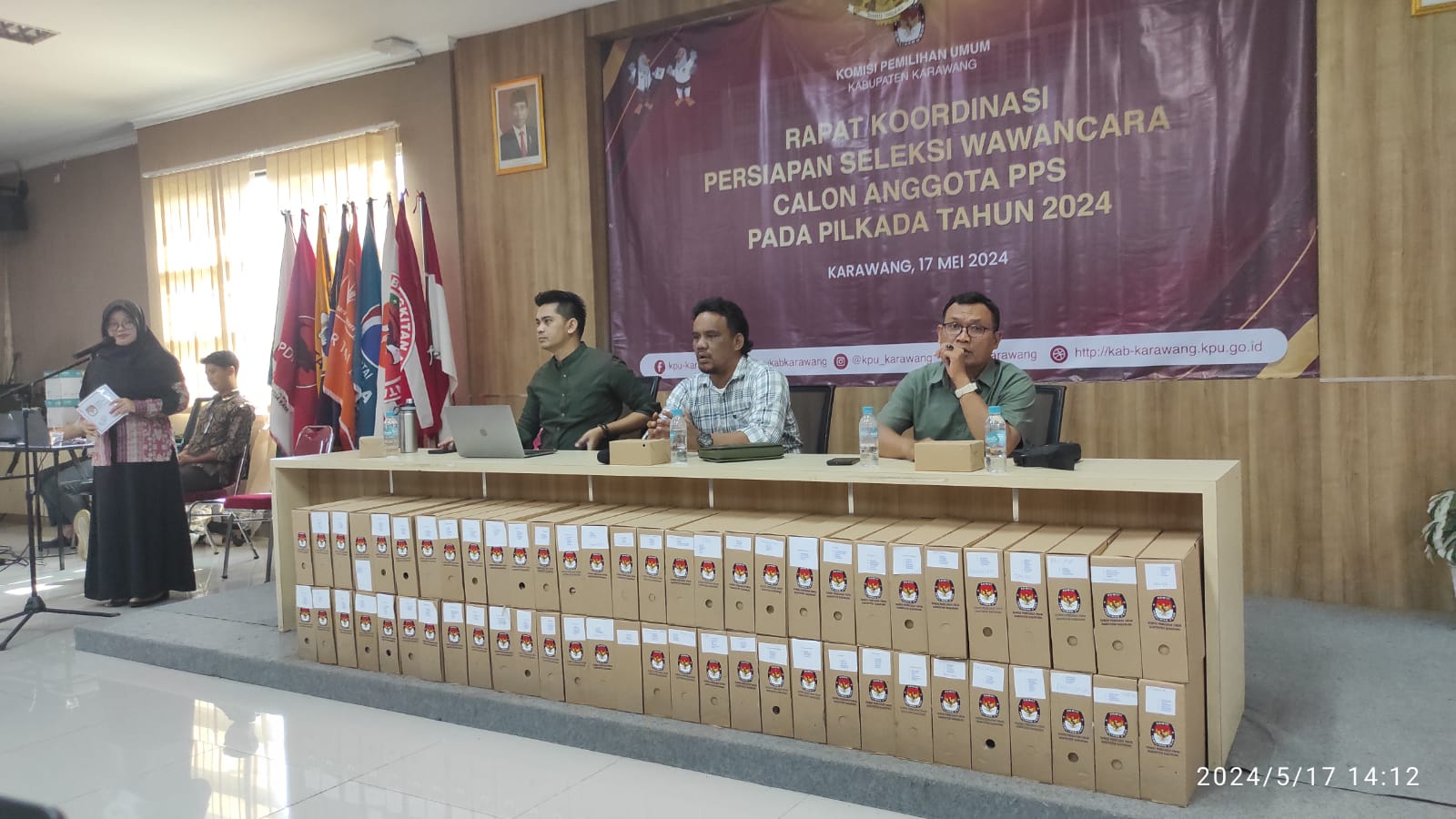 RAKOR PERSIAPAN SELEKSI WAWANCARA PPS KPU KARAWANG