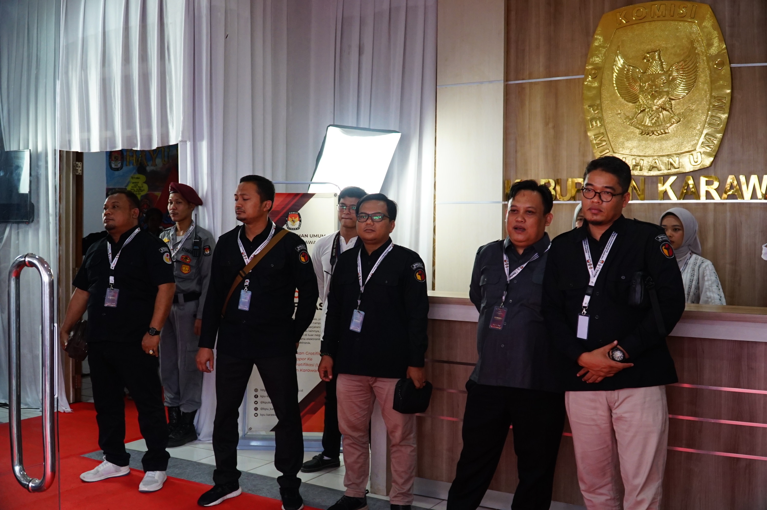 Jajaran Pimpinan Bawaslu Melakukan Pengawasan Tahapan Pencalonan