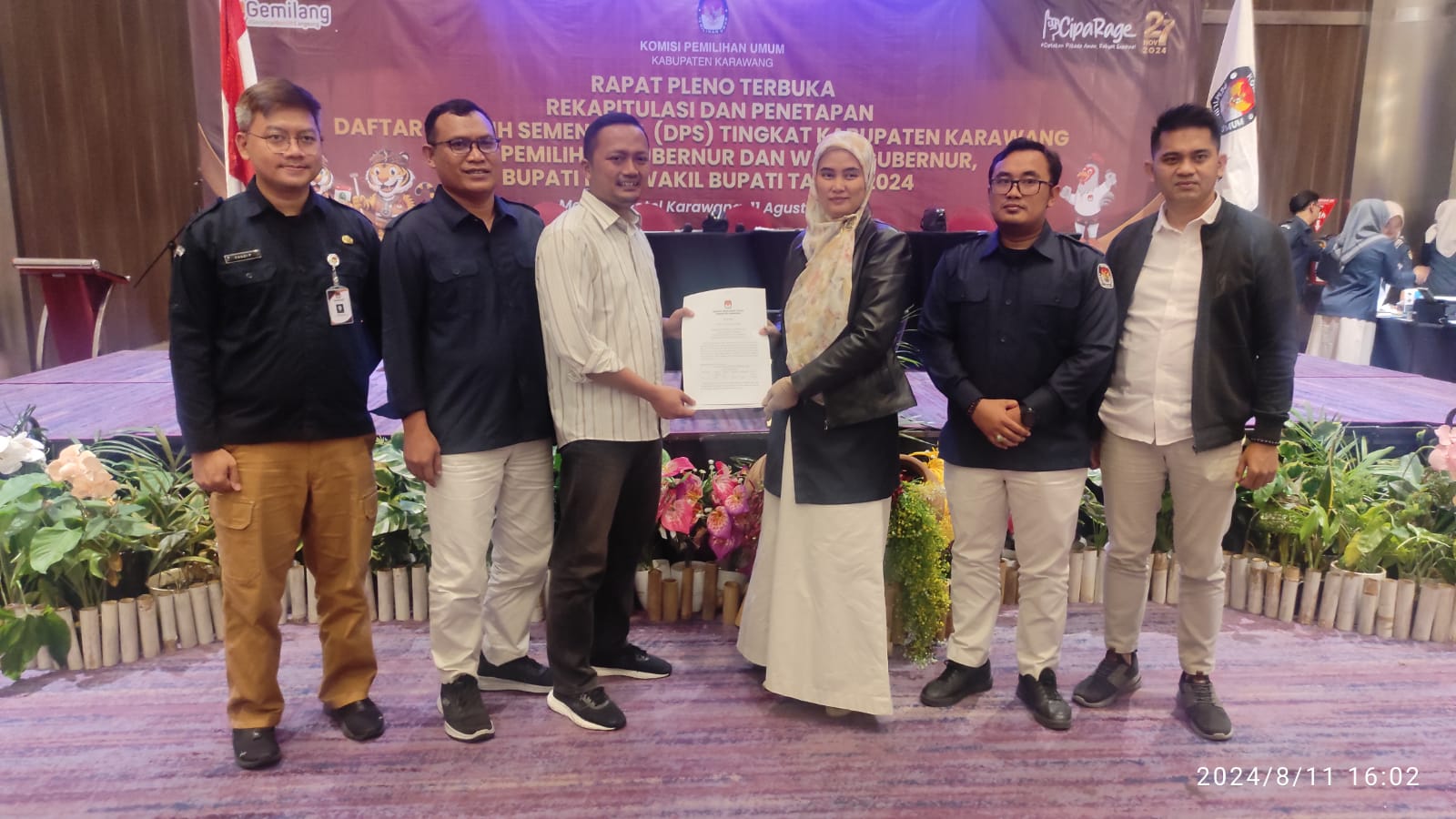 Pleno Penetapan DPS Kabupaten Karawang