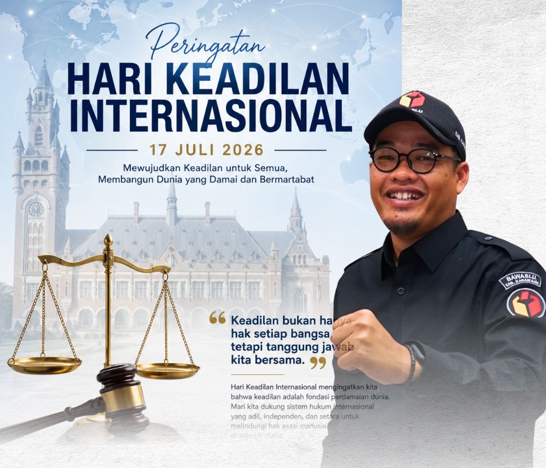 Egkus Kusnadi saat di wawancara ucapan Hari Keadilan Internasional, Jumat 17 Juli 2026.