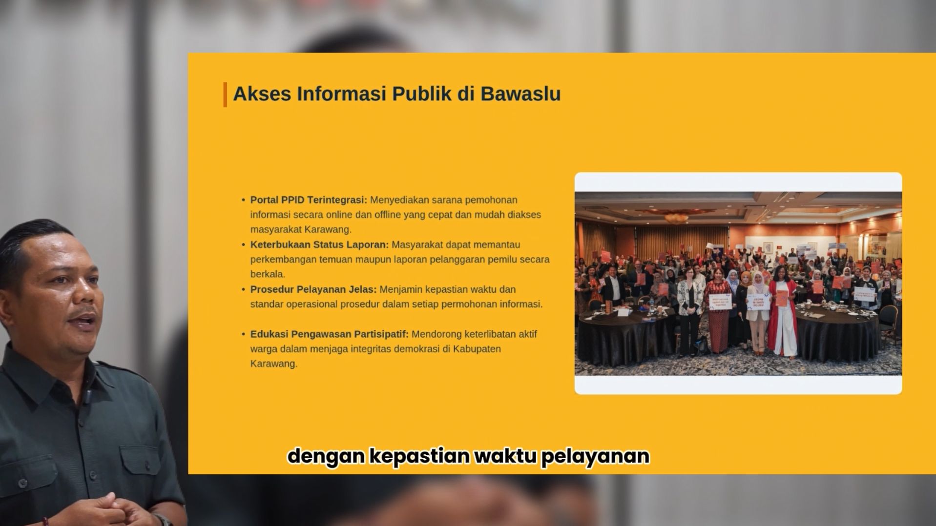 Rizal Fuad Muttaqin saat menjadi Narasumber pada Bawaslu Membelajarkan Vol. II Bawaslu Kabupaten Karawang di Channel Youtube Bawaslu Kab Karawang, Kamis (03/09/26).