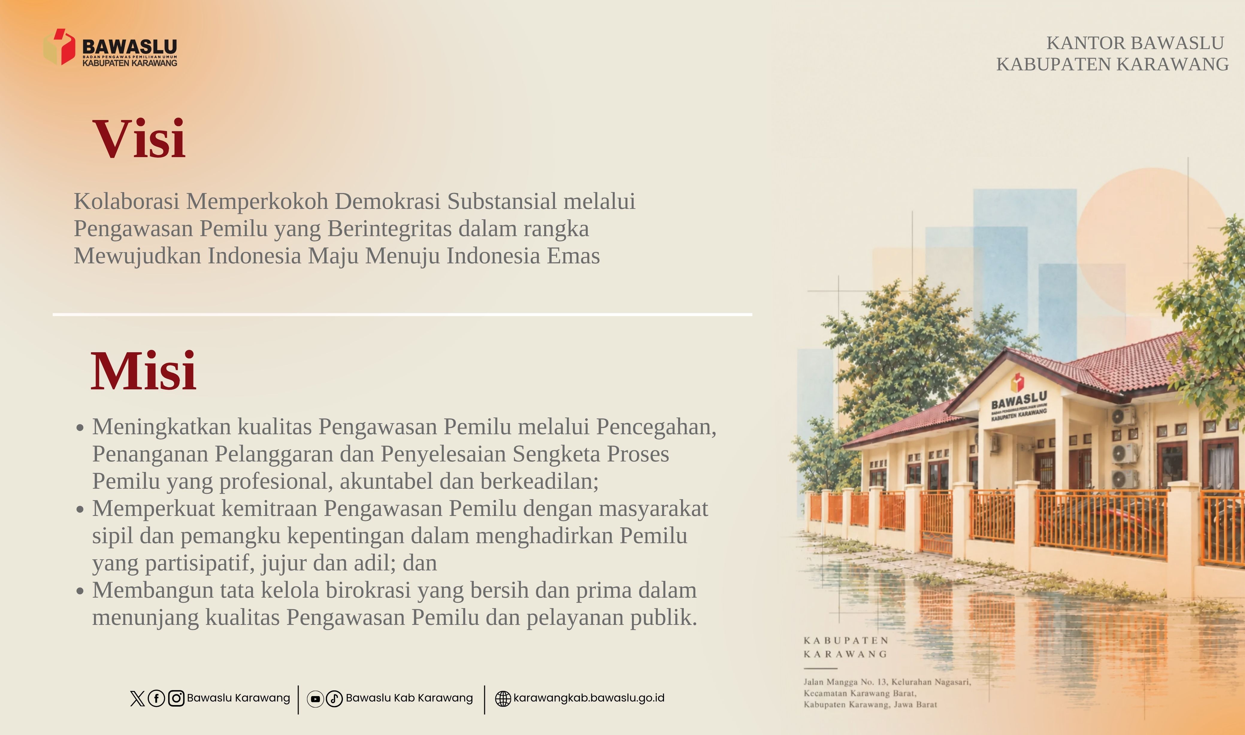 Visi Misi Bawaslu