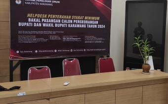 HELPDESK KPU KARAWANG SEPI PENGUNJUNG