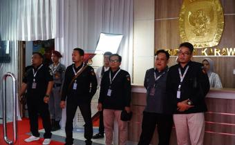 Jajaran Pimpinan Bawaslu Melakukan Pengawasan Tahapan Pencalonan