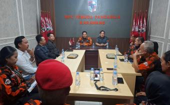 Ade Permana bersama Sekretaris MPC Pemuda Pancasila Karawang Yaqub Fauzi, Karawang (09/02/2026)