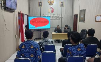 Kegiatan Rapat Pengelolaan Kehumasan Peliputan dan Dokumentasi serta Informasi Publik Bawasli Kabupaten Karawang, Kamis (21/05/2026).